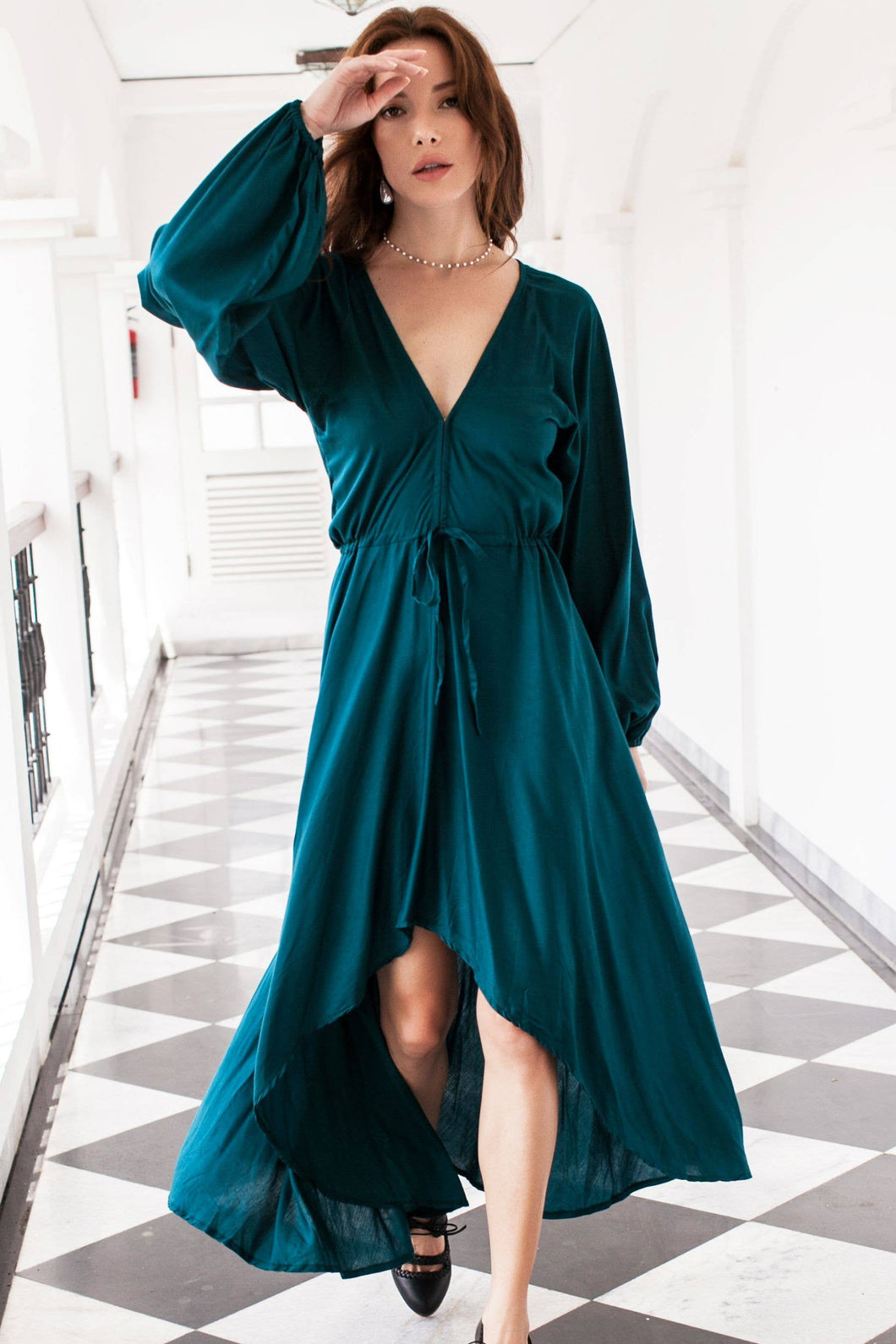 The Influencer Dress - Emerald